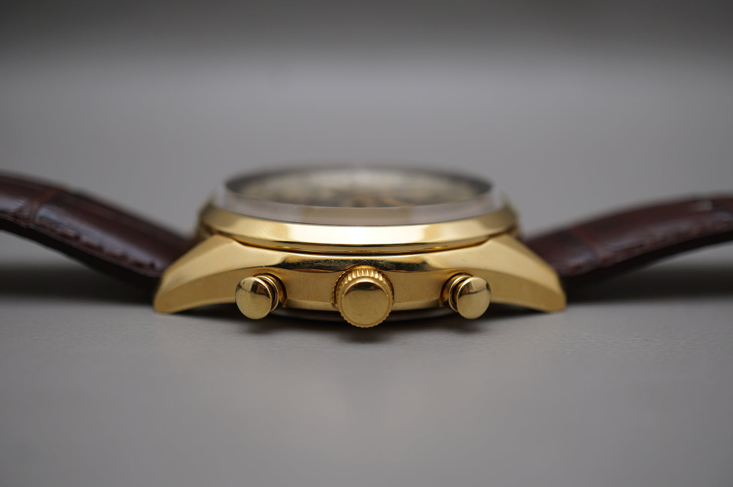 Citizen Eco-Drive CA0452-01P Panda Dial Gold Tone Solar Quartz Watch