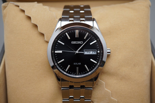Seiko Selection SBPX083 V158 JDM Black Dial Solar Quartz Watch