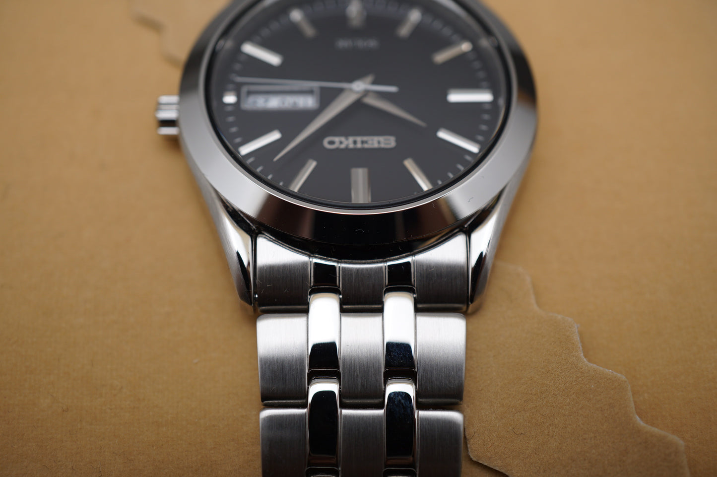 Seiko Selection SBPX083 V158 JDM Black Dial Solar Quartz Watch