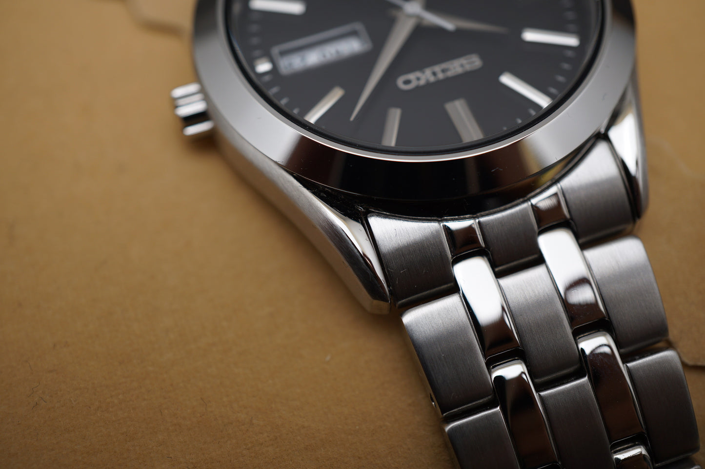 Seiko Selection SBPX083 V158 JDM Black Dial Solar Quartz Watch