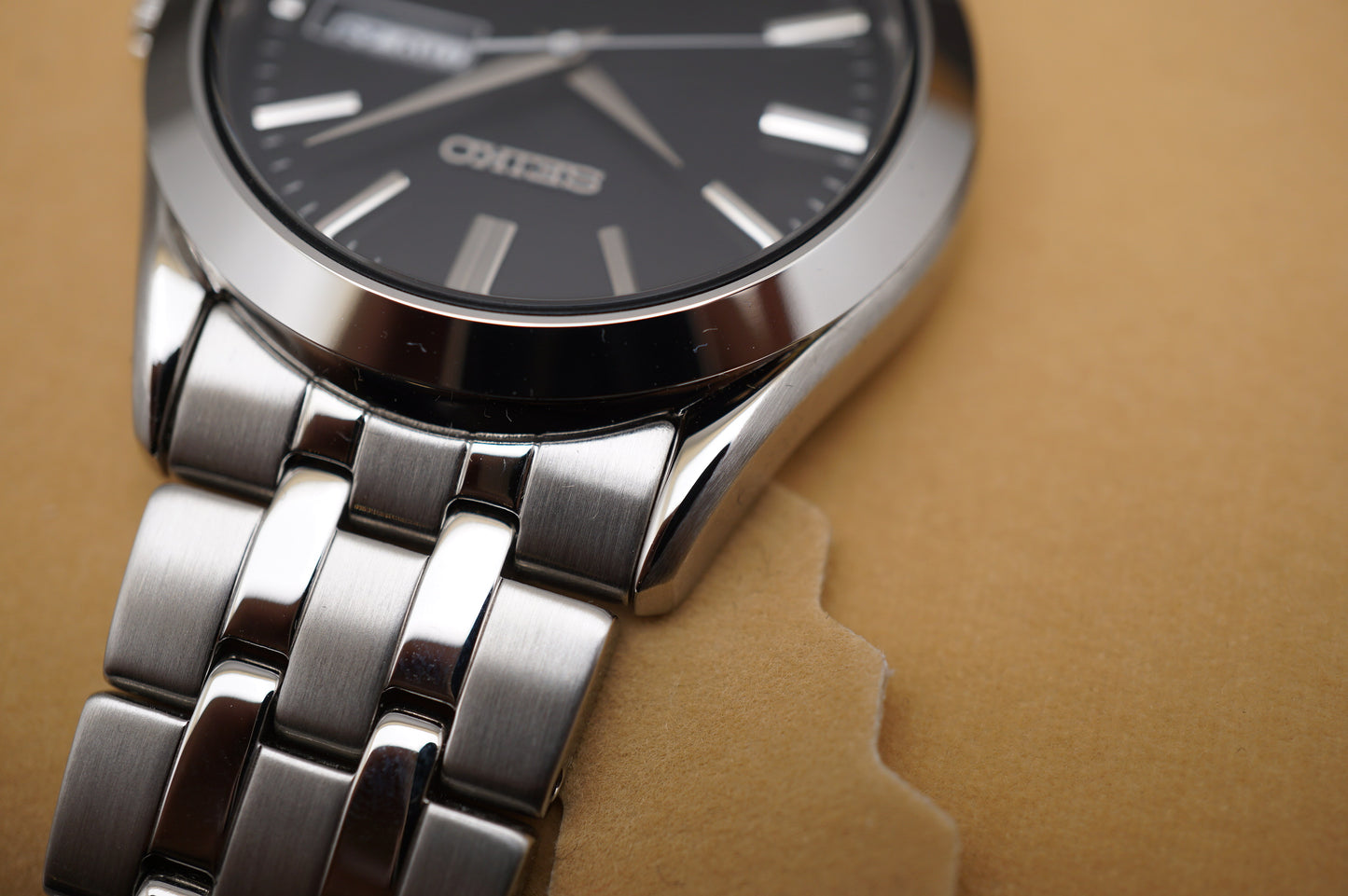 Seiko Selection SBPX083 V158 JDM Black Dial Solar Quartz Watch