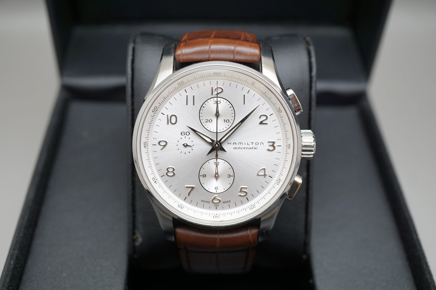 Hamilton Jazzmaster Maestro H32716853 Silver Dial Automatic Chronograph Watch