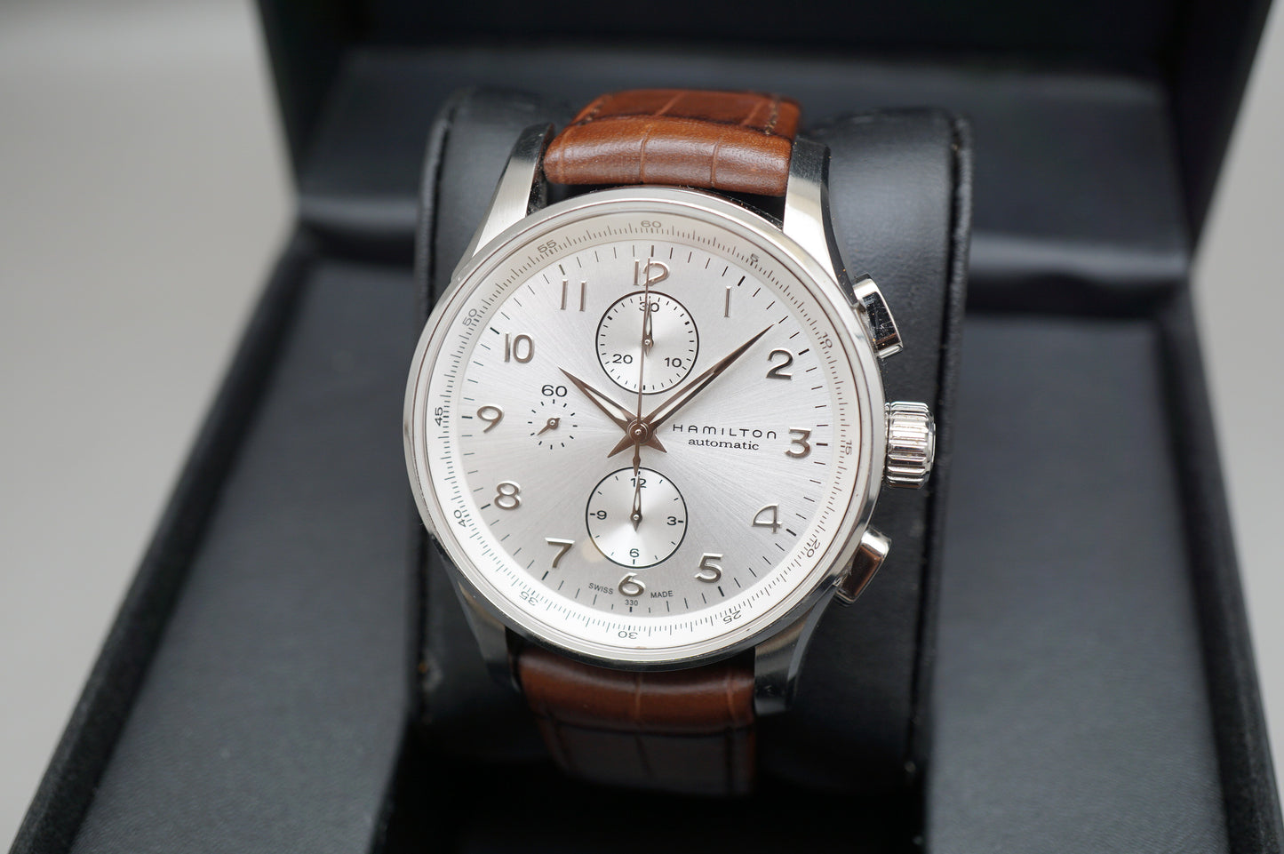 Hamilton Jazzmaster Maestro H32716853 Silver Dial Automatic Chronograph Watch