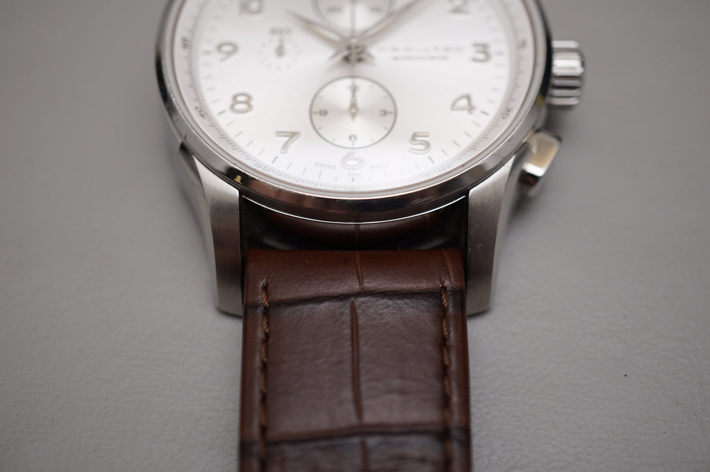 Hamilton Jazzmaster Maestro H32716853 Silver Dial Automatic Chronograph Watch