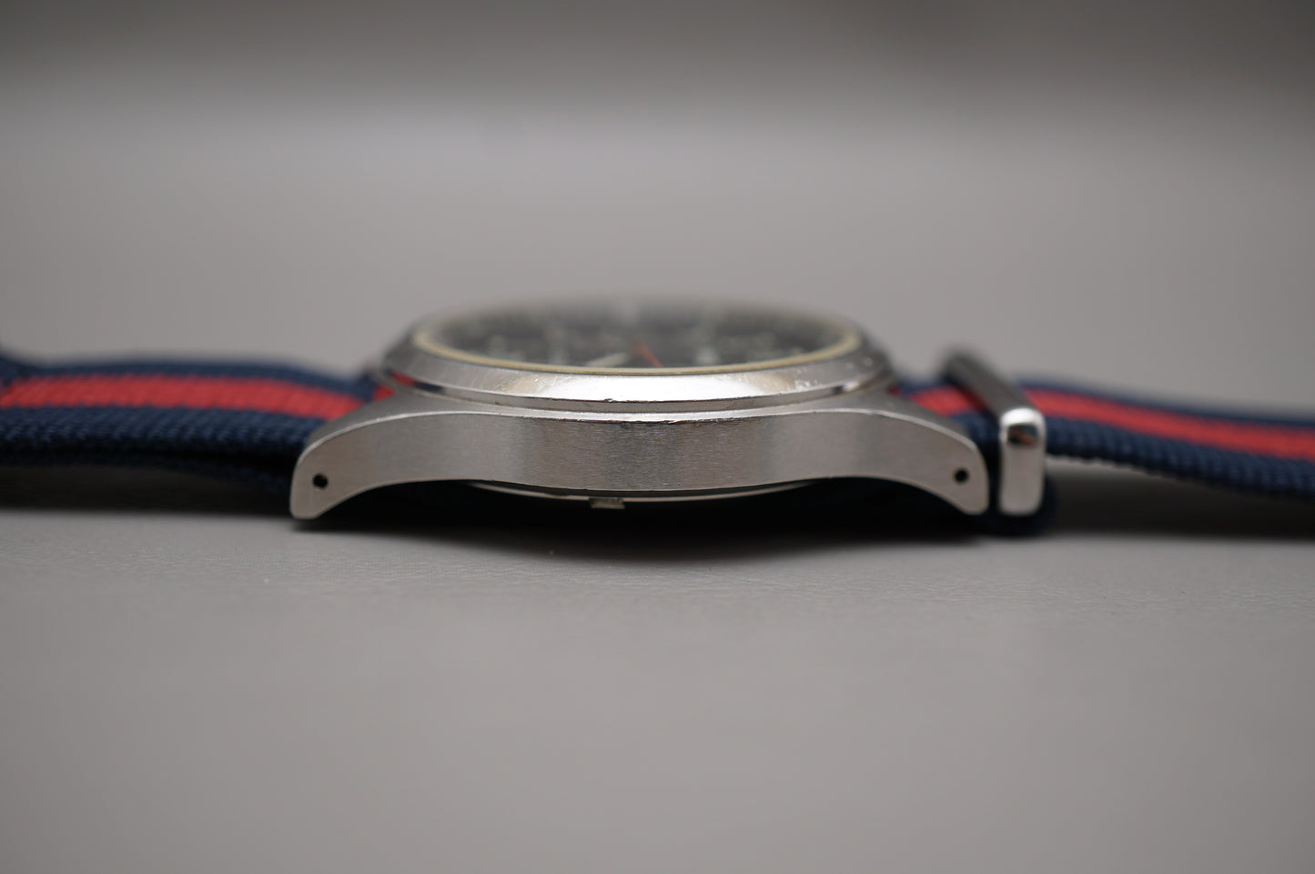Hamilton Khaki Field 8775 Black Dial United States Navy Caseback Quartz Watch