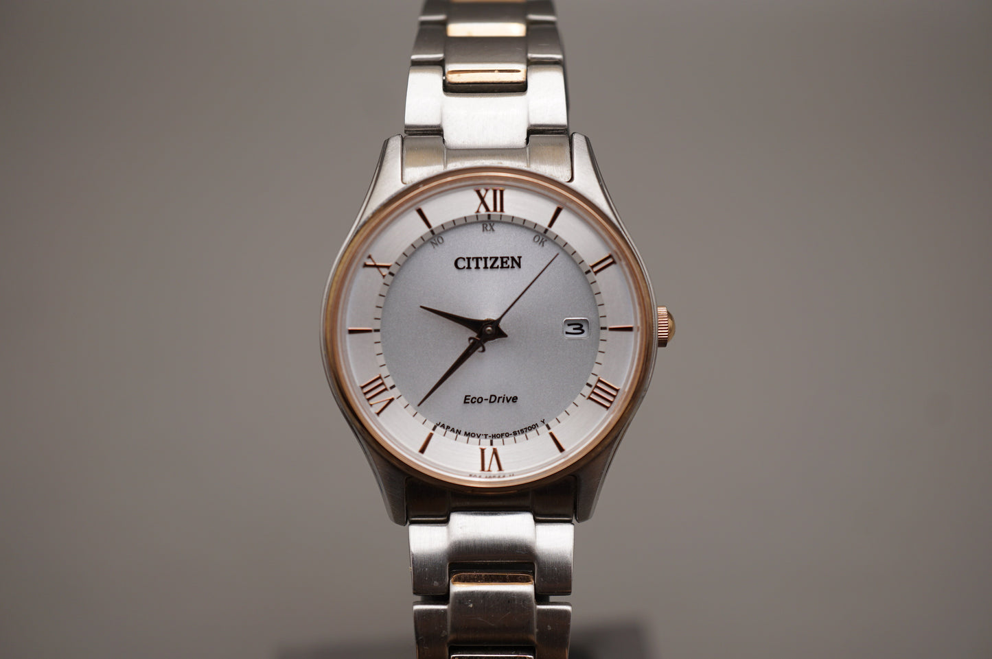 Citizen Eco-Drive H0F0-S115124 Two Tone Radio Wave Solar Quartz Ladies Watch