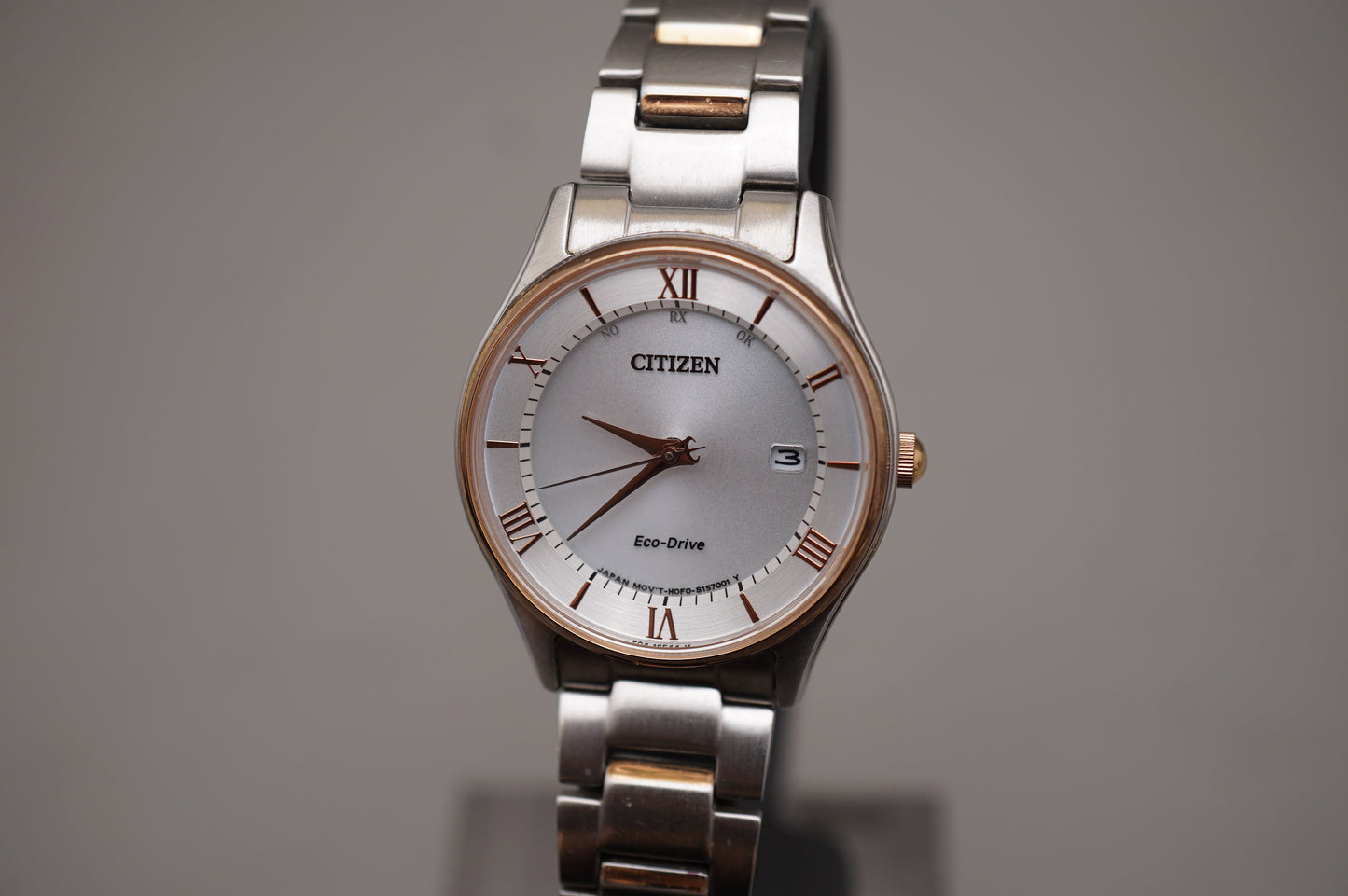 Citizen Eco-Drive H0F0-S115124 Two Tone Radio Wave Solar Quartz Ladies Watch