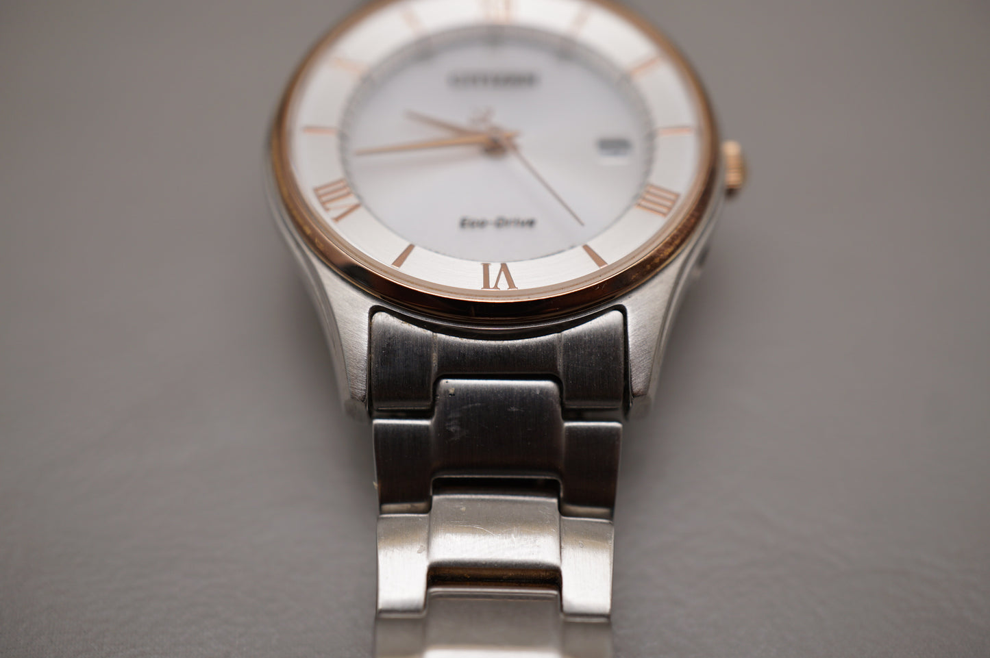 Citizen Eco-Drive H0F0-S115124 Two Tone Radio Wave Solar Quartz Ladies Watch