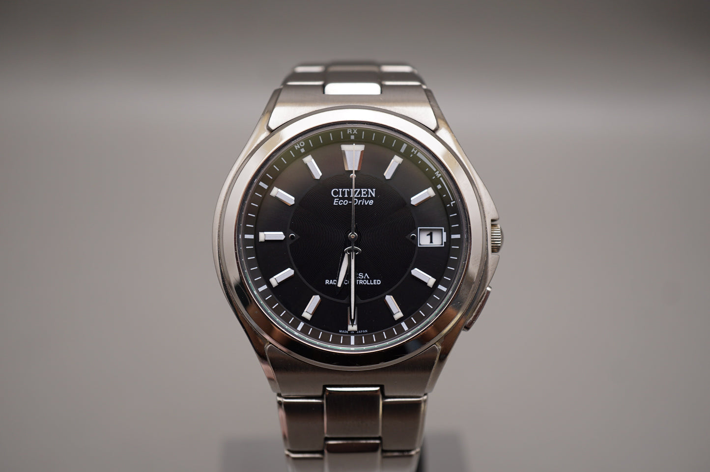 Citizen Atessa H110-T011331 Black Dial Titanium JDM Solar Quartz Watch