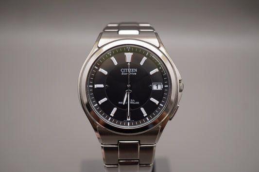 Citizen Atessa H110-T011331 Black Dial Titanium JDM Solar Quartz Watch