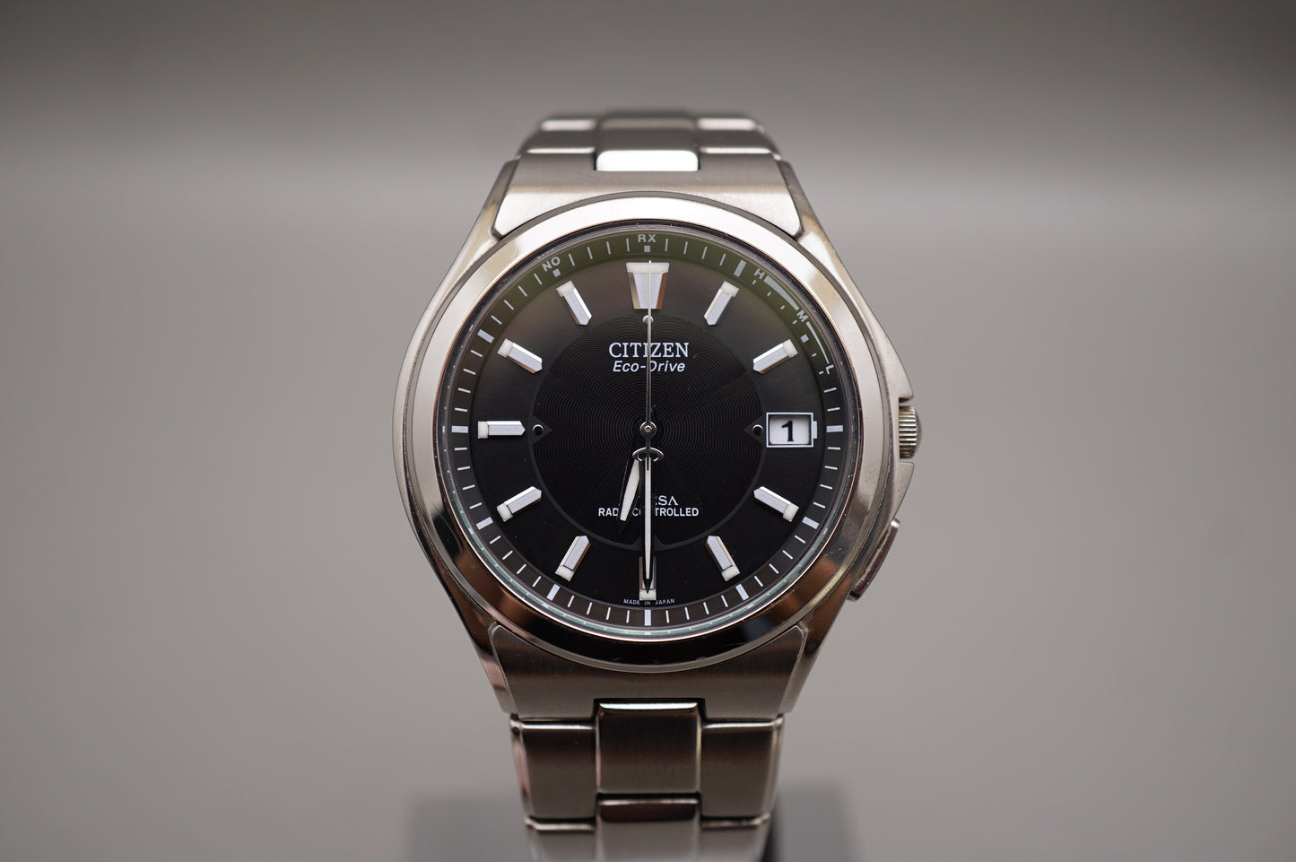 Citizen Atessa H110-T011331 Black Dial Titanium JDM Solar Quartz Watch