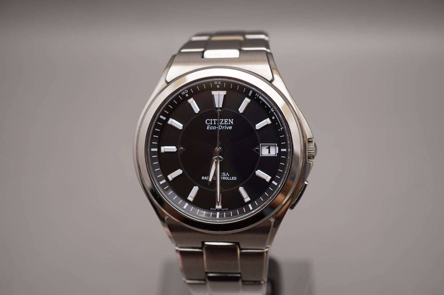 Citizen Atessa H110-T011331 Black Dial Titanium JDM Solar Quartz Watch
