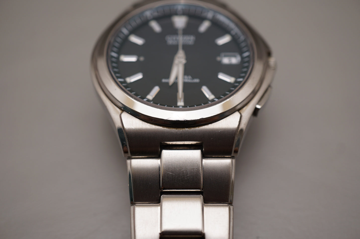Citizen Atessa H110-T011331 Black Dial Titanium JDM Solar Quartz Watch