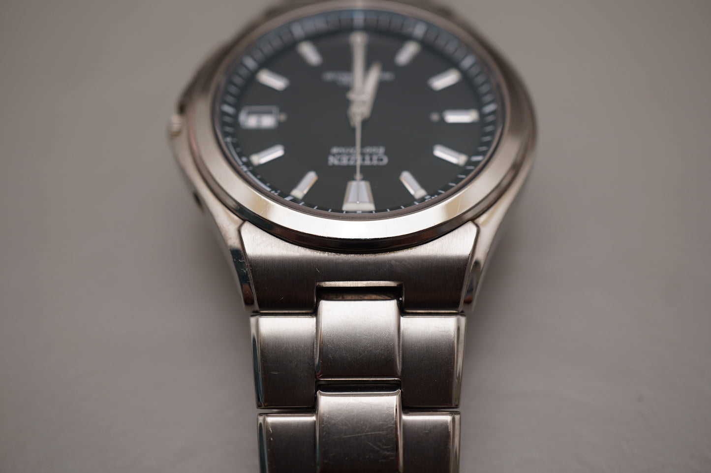 Citizen Atessa H110-T011331 Black Dial Titanium JDM Solar Quartz Watch