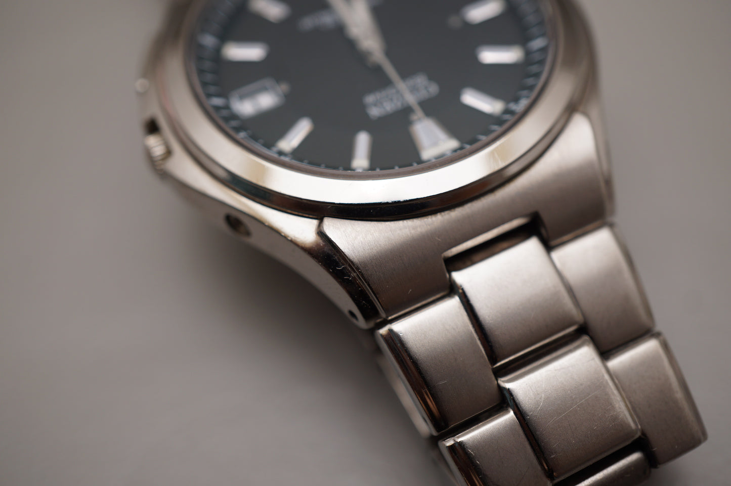 Citizen Atessa H110-T011331 Black Dial Titanium JDM Solar Quartz Watch