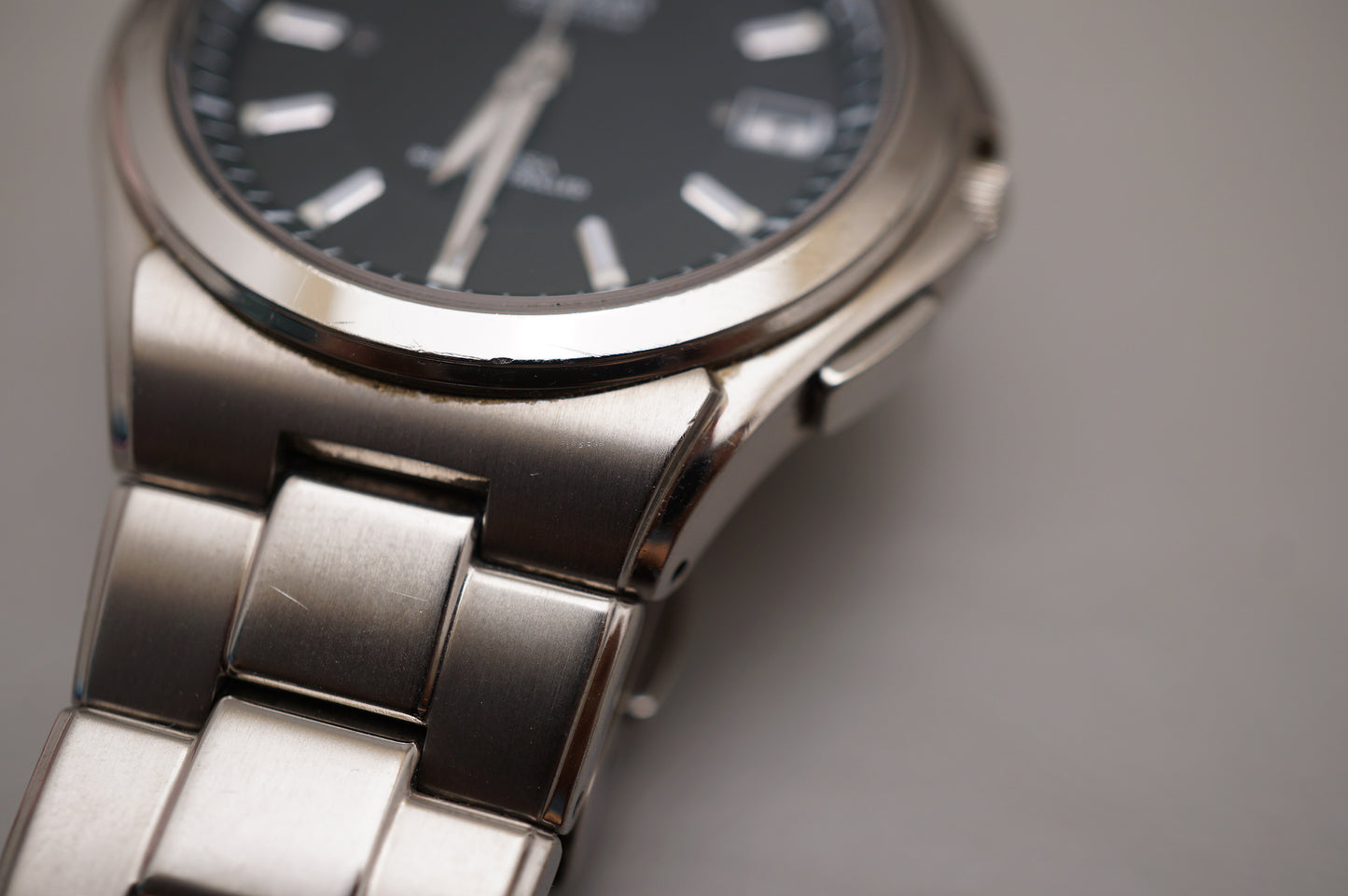 Citizen Atessa H110-T011331 Black Dial Titanium JDM Solar Quartz Watch