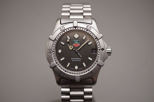 Vintage Tag Heuer 2000 669.213F Black Dial 200M Automatic Watch