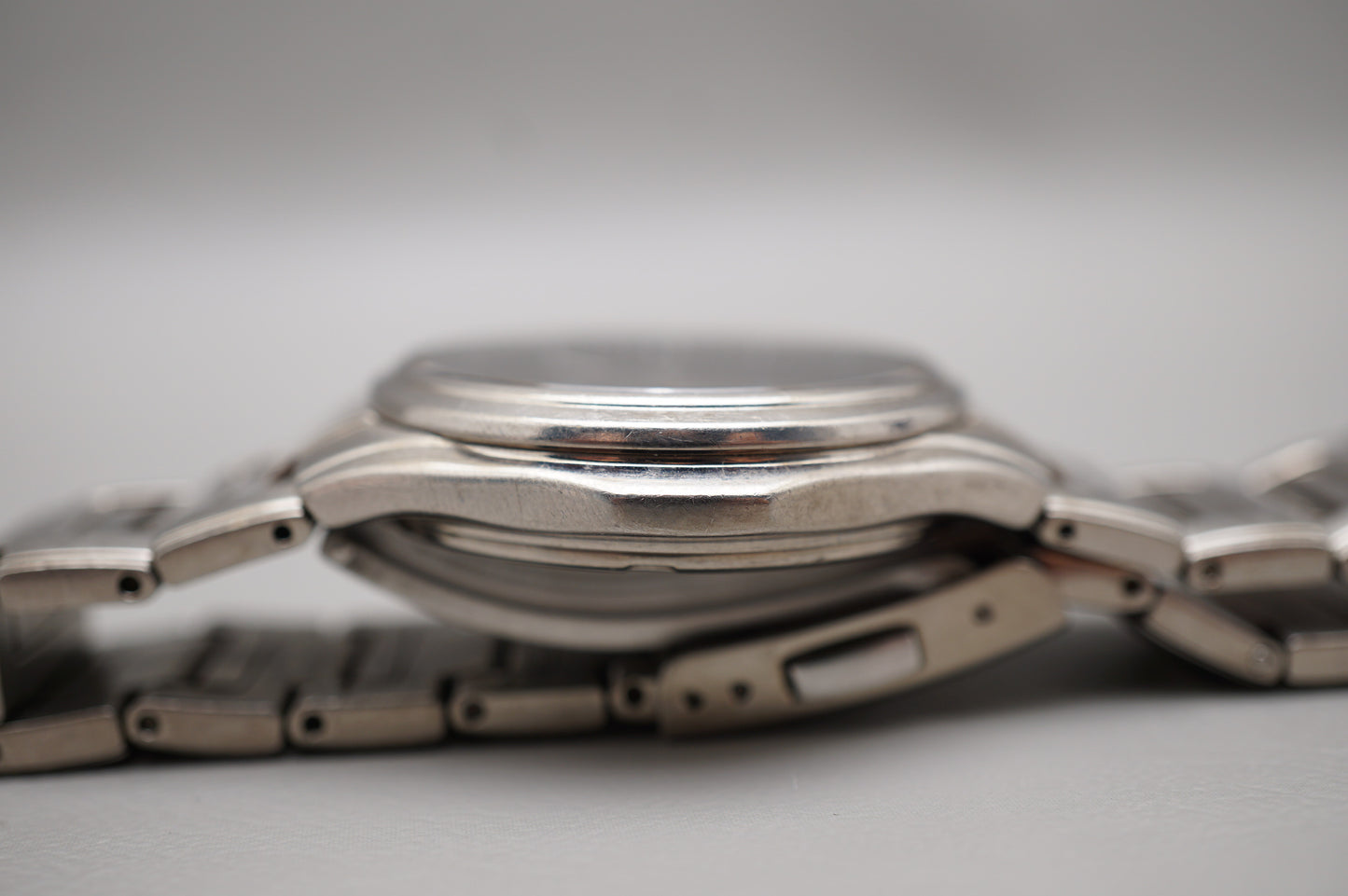 Seiko V145-0BA0 Dark Grey Dial Solar Quartz Titanium Case Bracelet JDM Watch