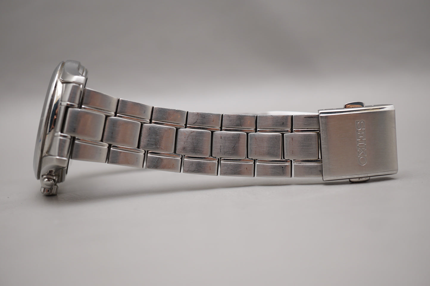 Seiko 7B22-0AY0 Dark Grey Dial Radio Wave Solar Quartz Watch JDM