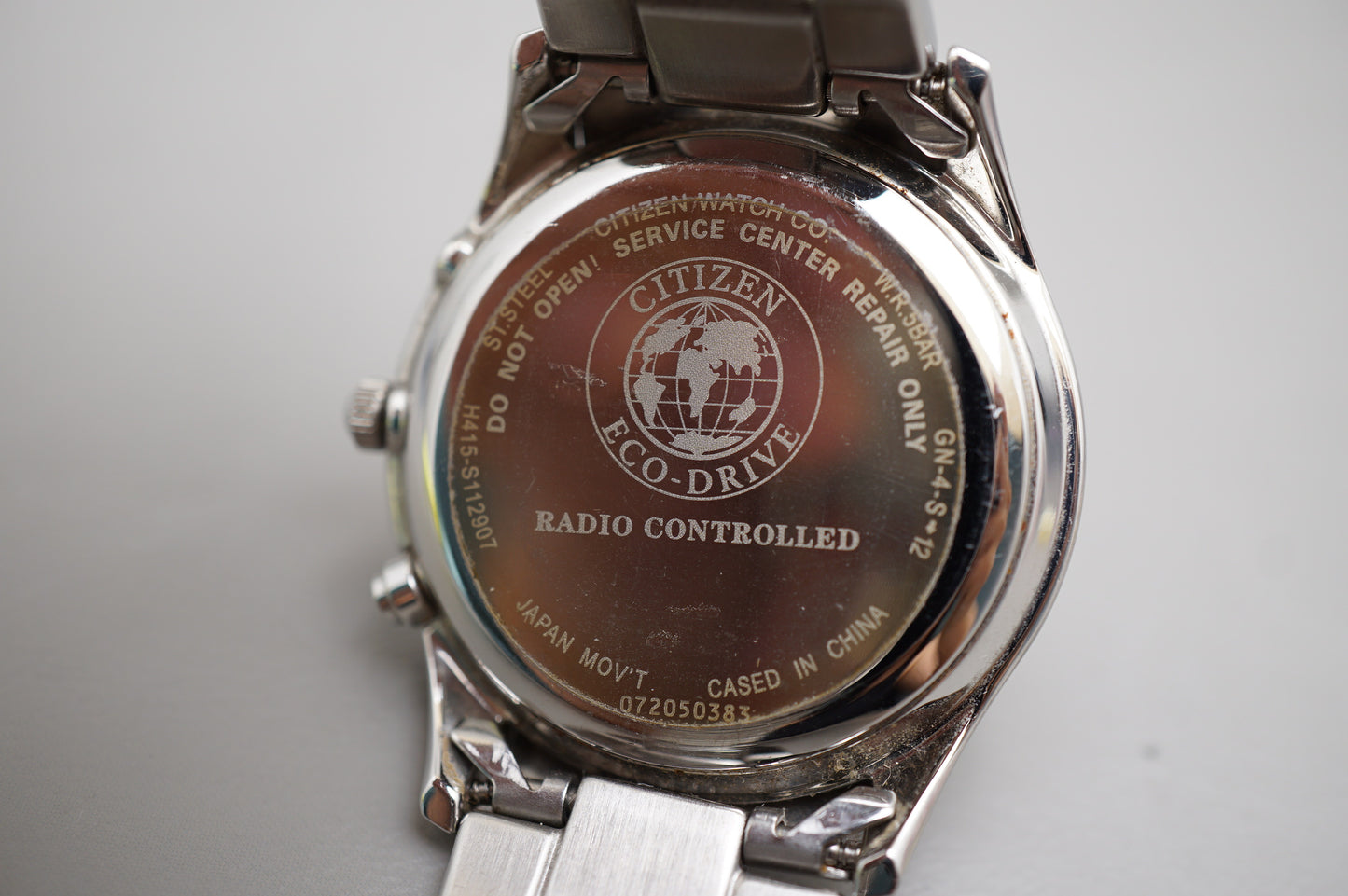 Citizen Eco-Drive H415-S112907 Silver Dial JDM Radio Wave Solar Quartz Watch
