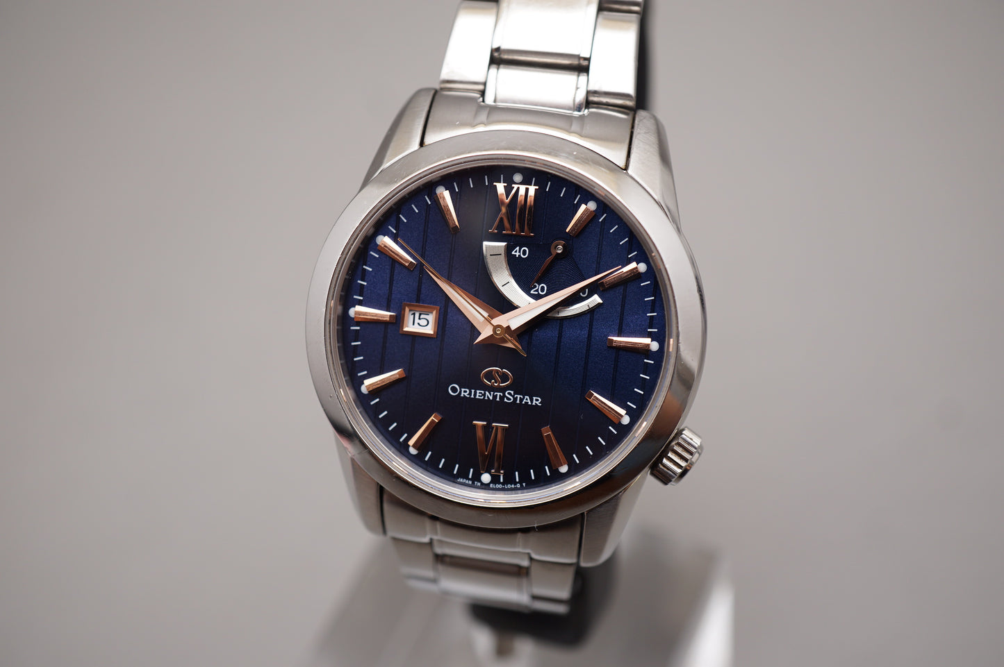 Orient Star WZ0351EL Blue Dial Rose Indices Power Reserve JDM Automatic Watch