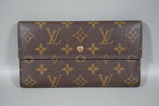 Louis Vuitton M61215 Monogram Porte Tresor International Long Wallet