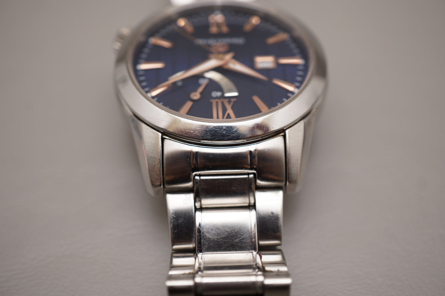 Orient Star WZ0351EL Blue Dial Rose Indices Power Reserve JDM Automatic Watch