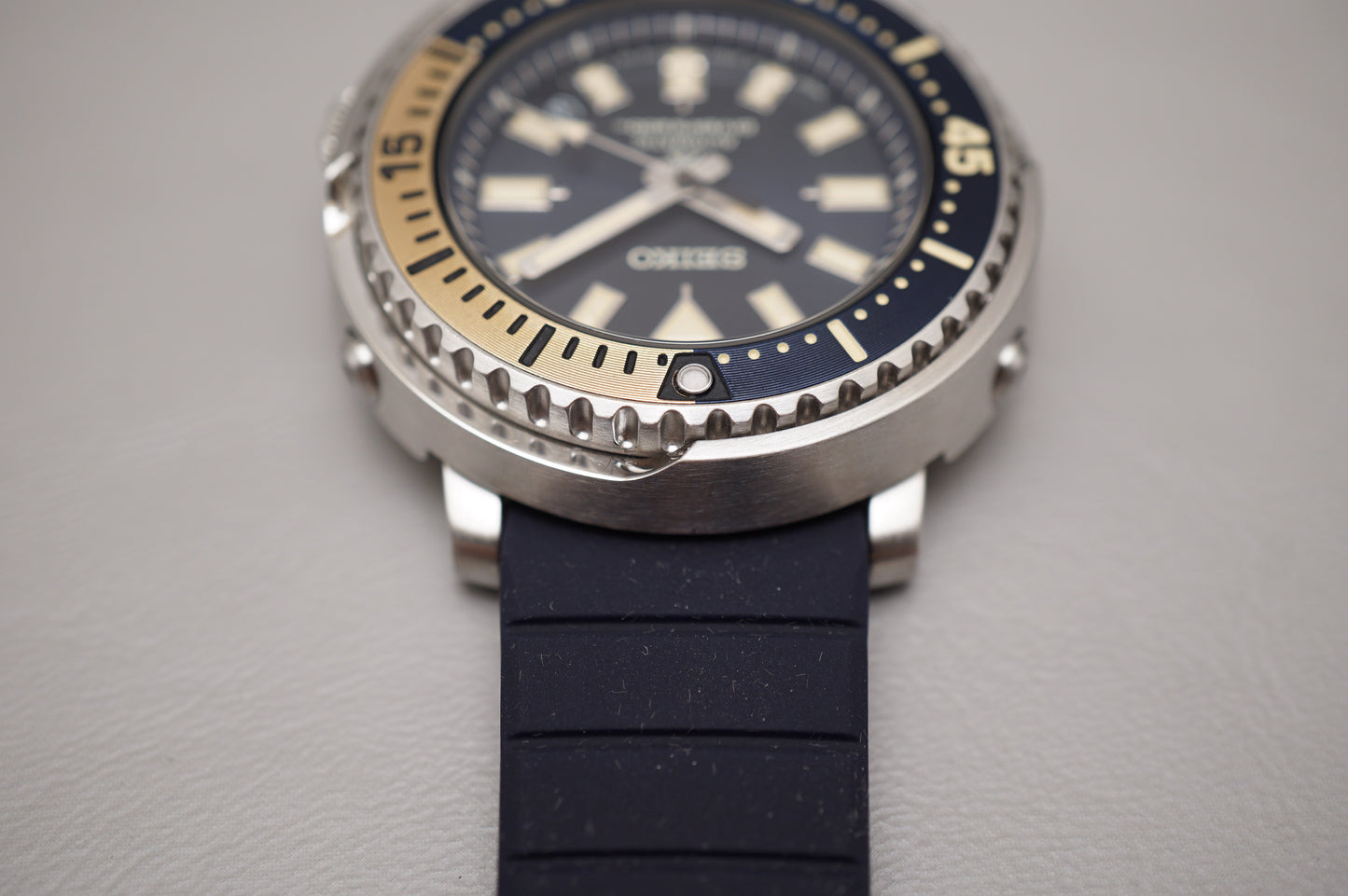 Unworn Seiko Prospex SBDY073 4R35 Street Series Mini Tuna Automatic Watch
