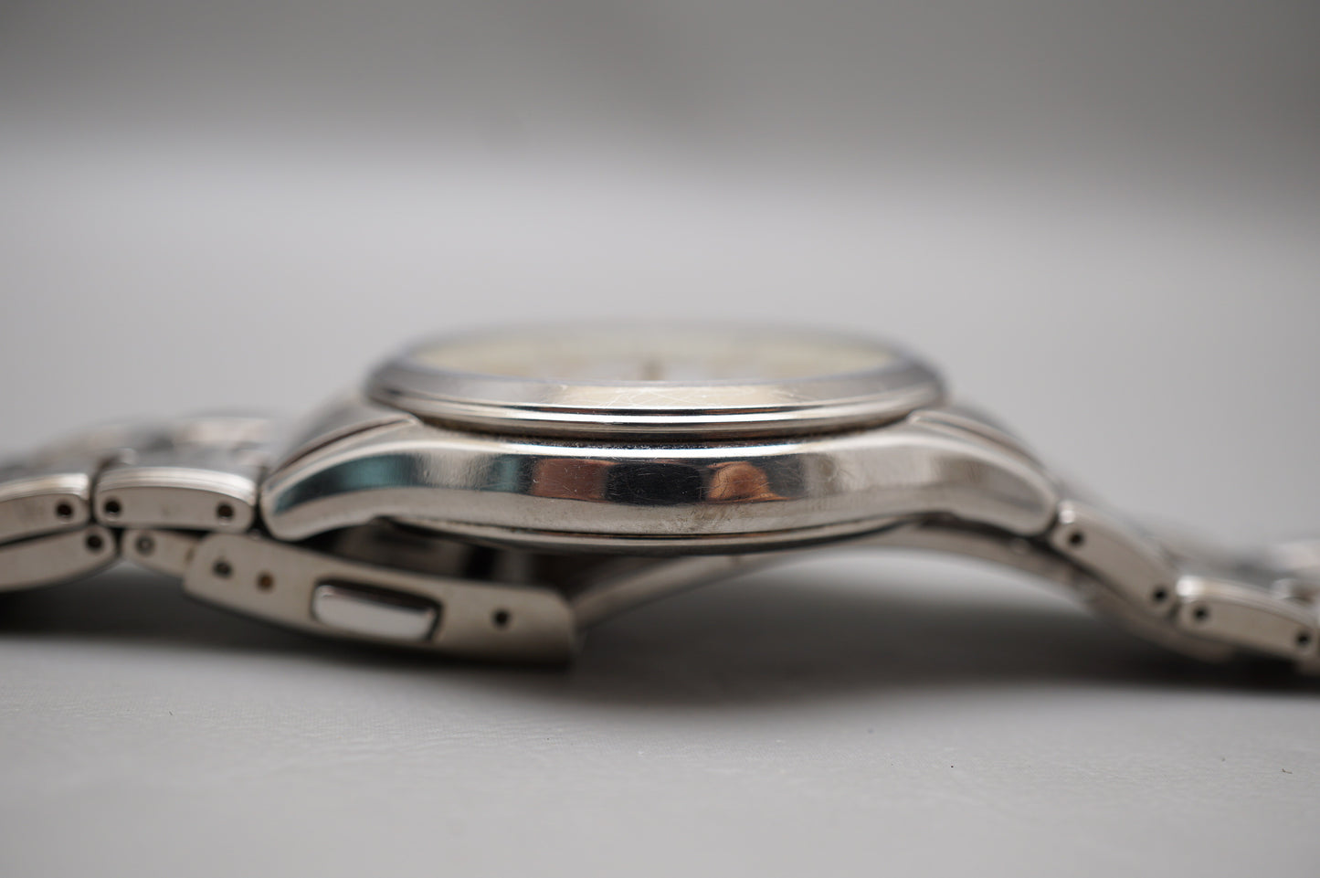 Seiko SBTM119 7B42 Titanium Radio Wave Solar Quartz Titanium JDM Watch READ