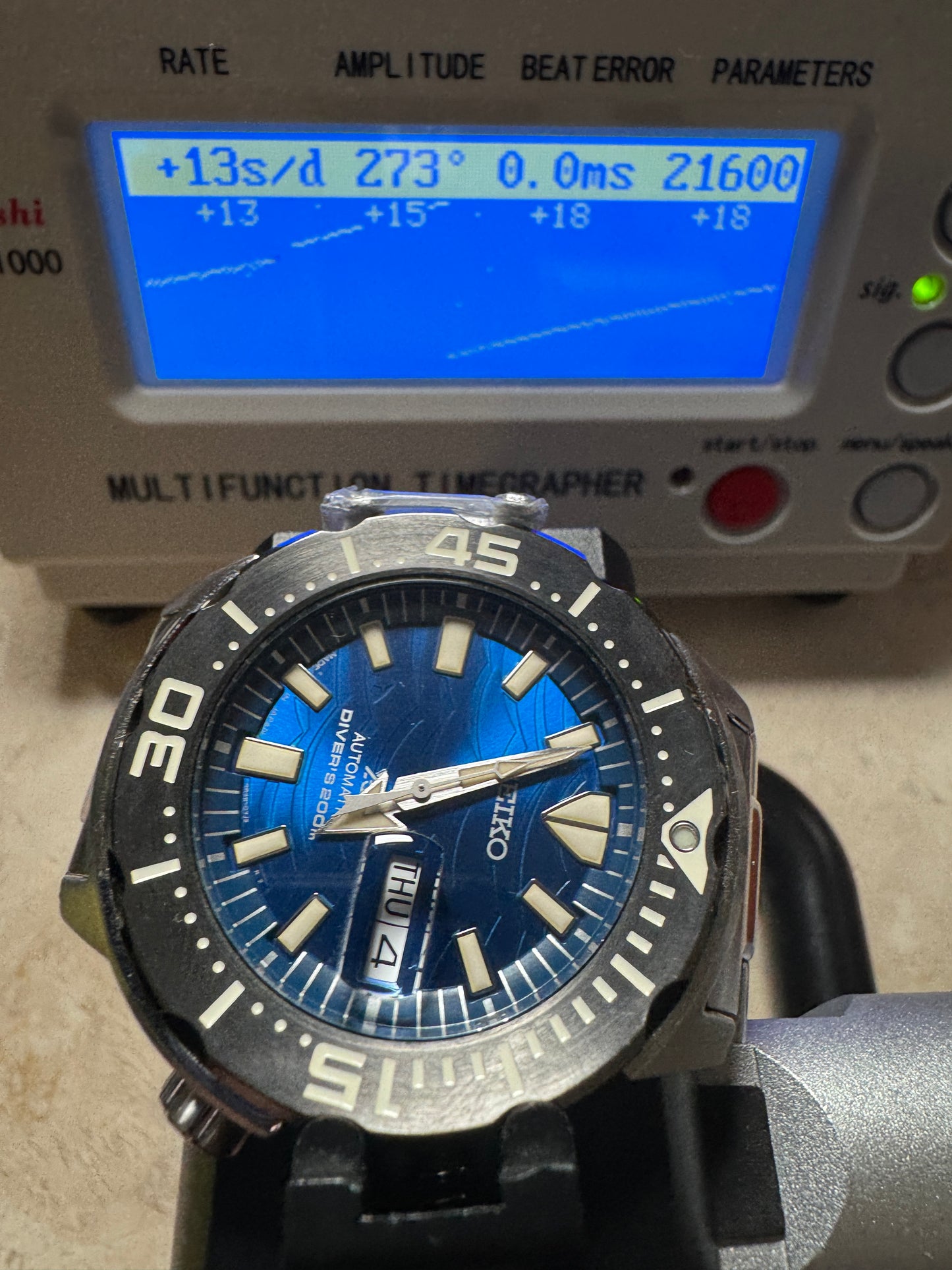 Seiko Prospex SBDY045 4R36 Save The Ocean Blue Monster Automatic Watch