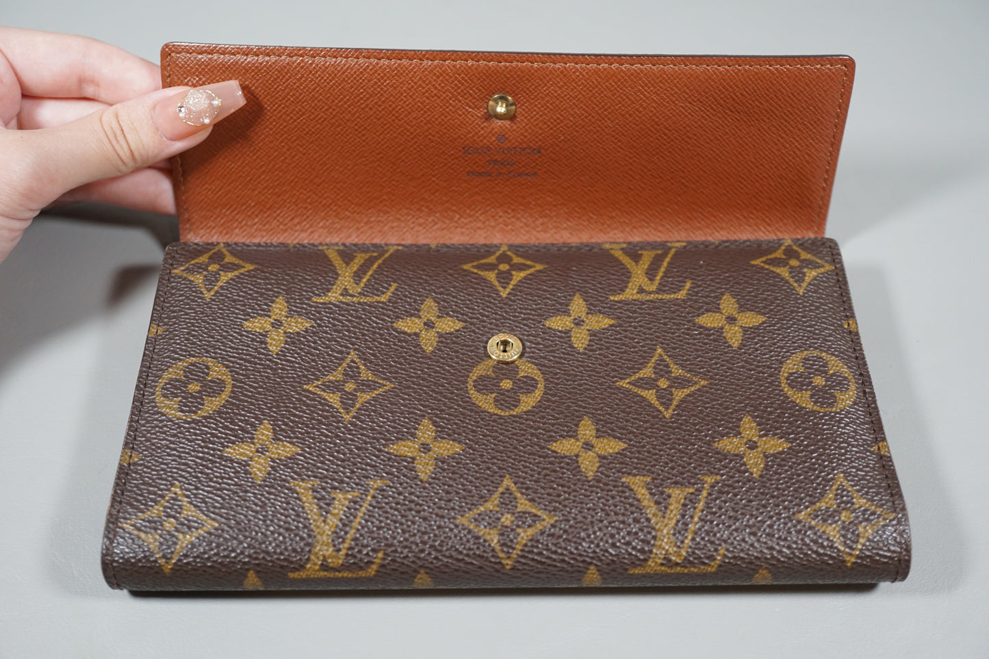 Louis Vuitton M61215 Monogram Porte Tresor International Long Wallet