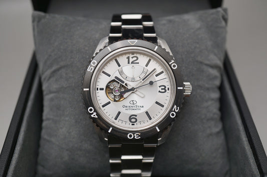 Orient Star RK-AT0107S Open Heart Power Reserve Divers Automatic Watch