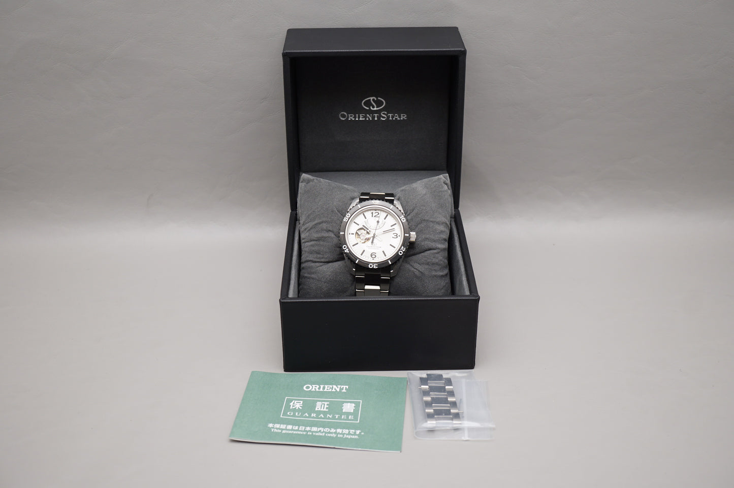 Orient Star RK-AT0107S Open Heart Power Reserve Divers Automatic Watch