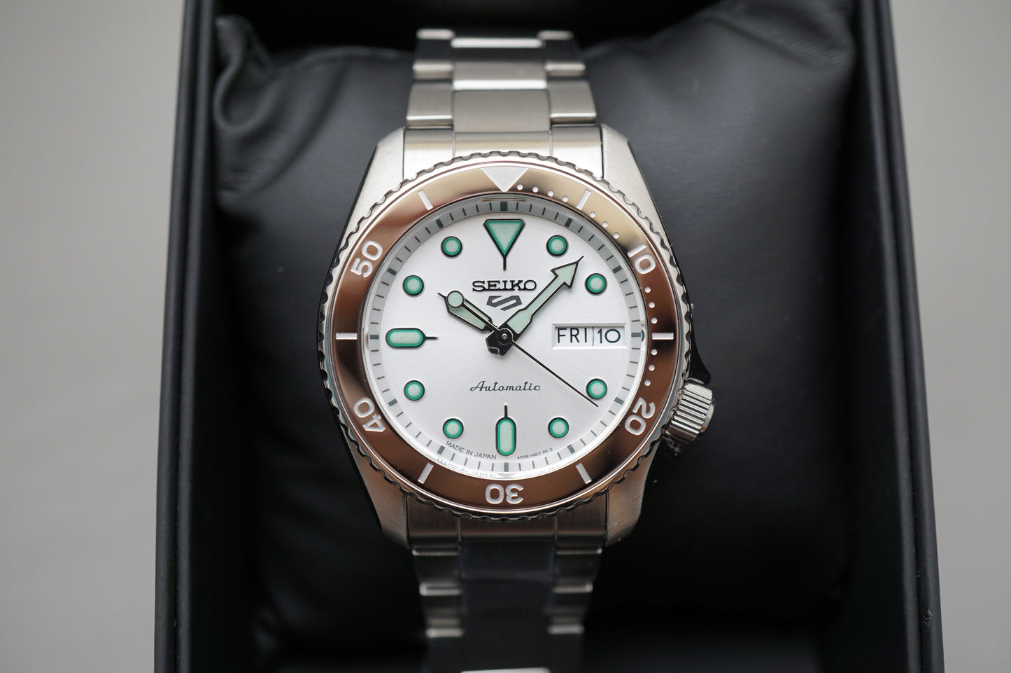 Seiko 5 Sports SBSA273 4R36 Nano Universe Silver Limited JDM Automatic Watch