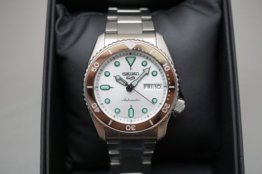 Seiko 5 Sports SBSA273 4R36 Nano Universe Silver Limited JDM Automatic Watch