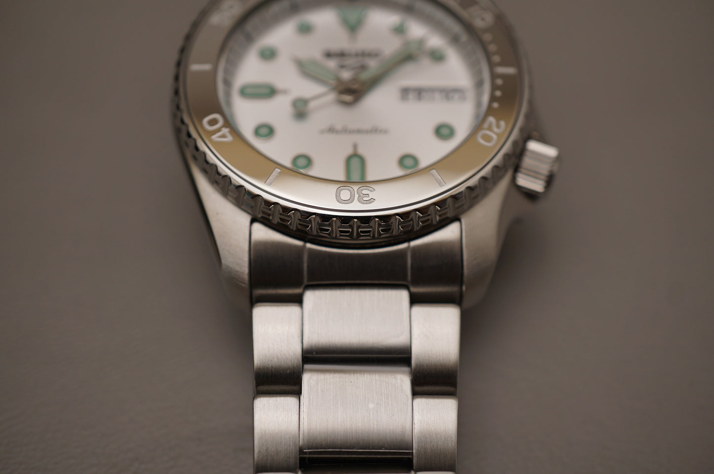 Seiko 5 Sports SBSA273 4R36 Nano Universe Silver Limited JDM Automatic Watch