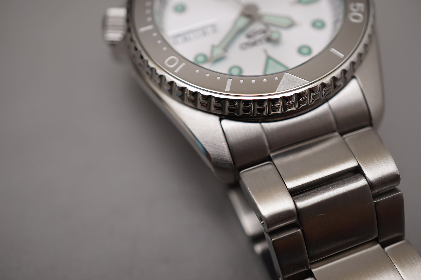 Seiko 5 Sports SBSA273 4R36 Nano Universe Silver Limited JDM Automatic Watch