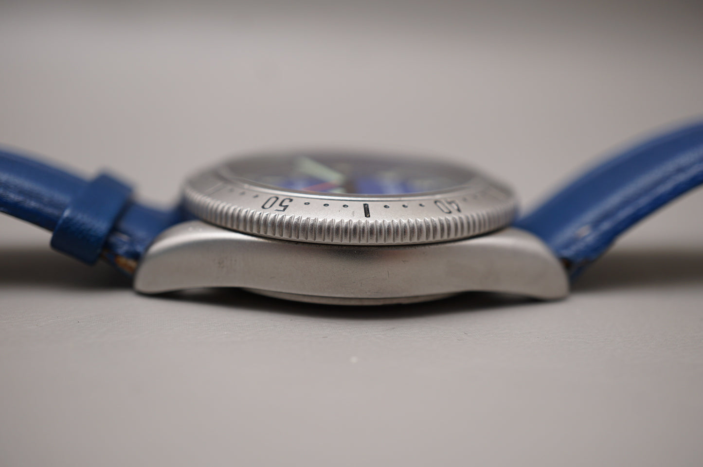 Vintage Fortis 610.22.158.1 Official Cosmonauts Blue Fume Dial Automatic Watch