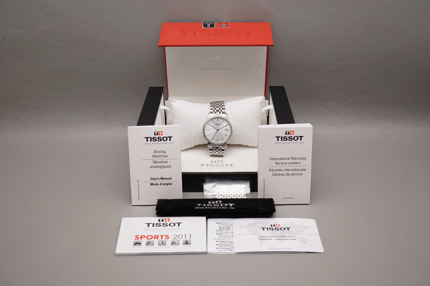 Tissot T-Classic Desire T52.1.481.31 Silver Dial Quartz Mens Watch
