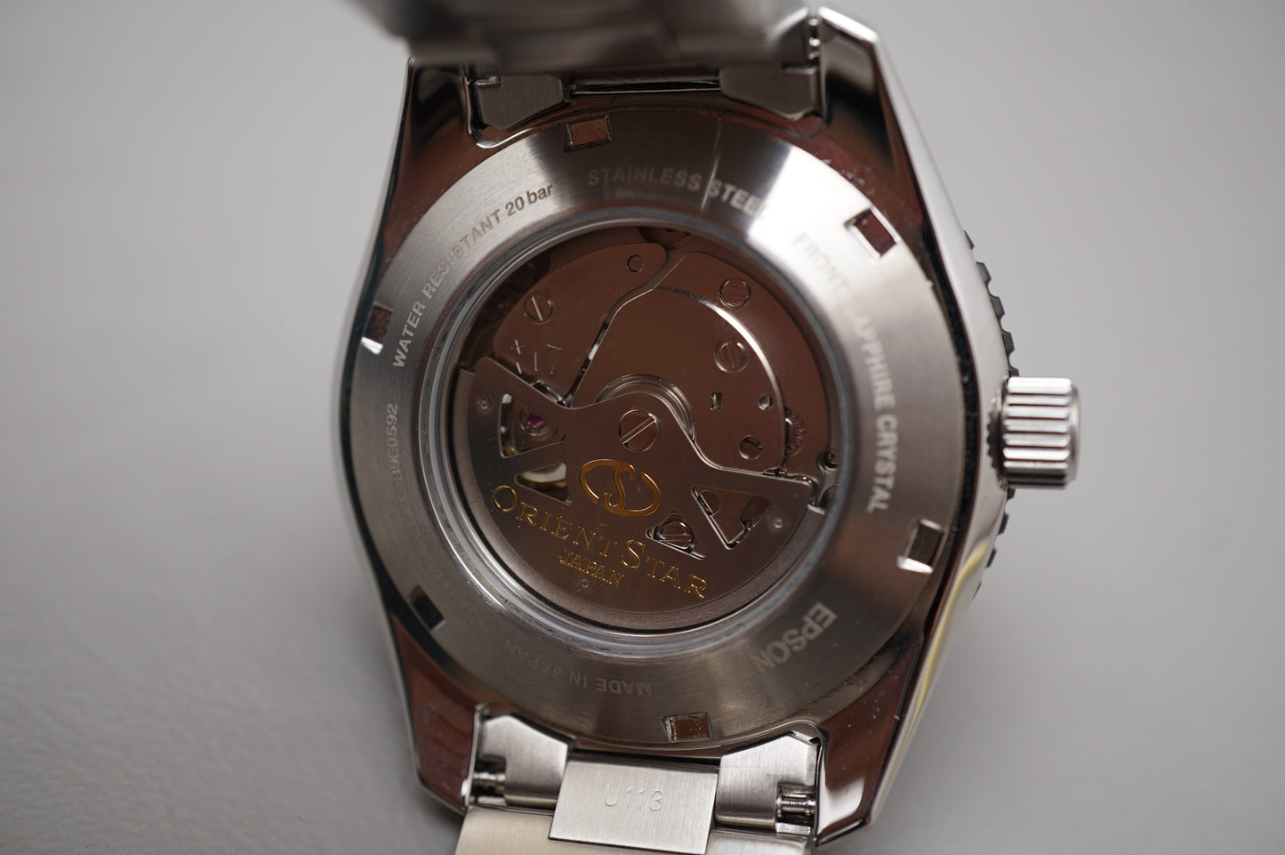Orient Star RK-AT0107S Open Heart Power Reserve Divers Automatic Watch JDM White