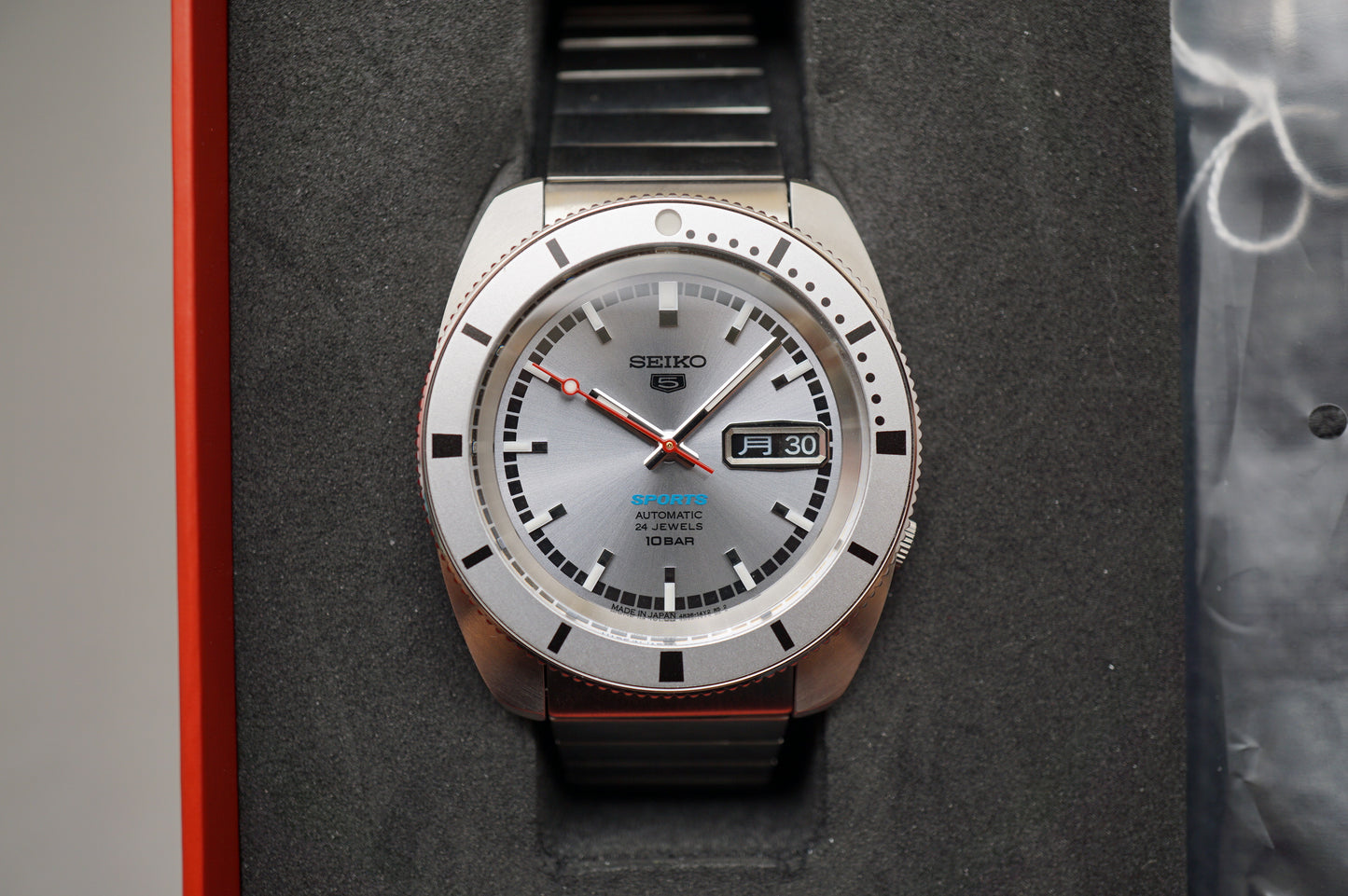 Seiko 5 Sports SBSA269 4R36 Heritage Design Silver Limited Automatic Watch