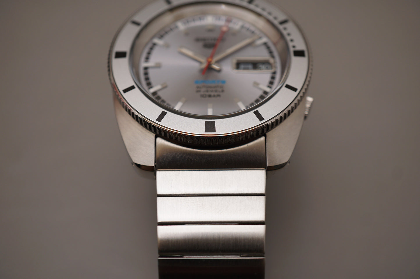 Seiko 5 Sports SBSA269 4R36 Heritage Design Silver Limited Automatic Watch