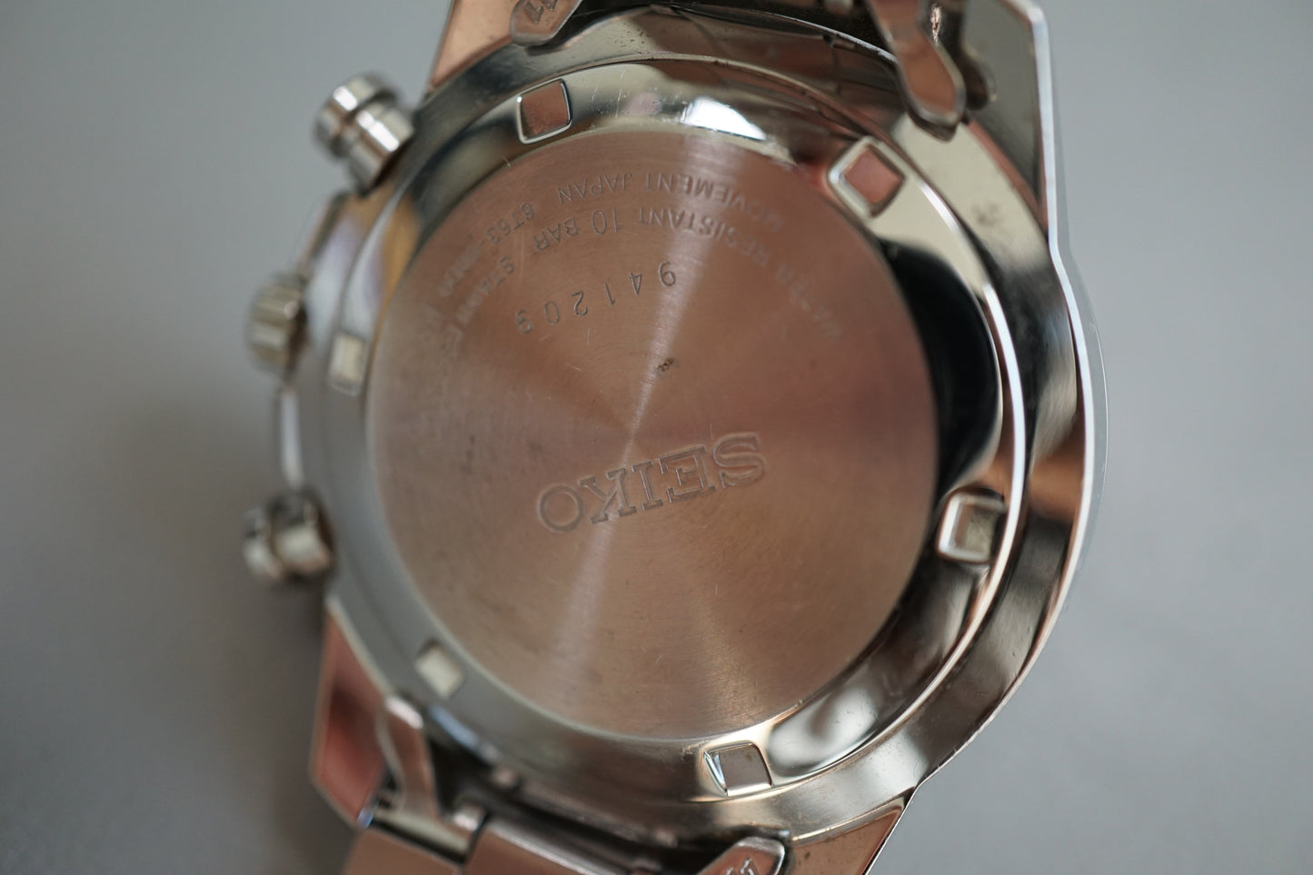 Seiko SSB025P1 6T63 White Dial Chronograph Tachymeter Quartz Watch