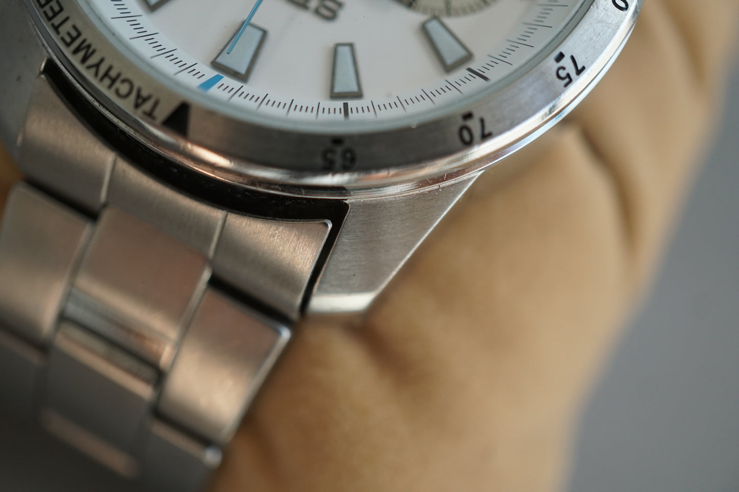 Seiko SSB025P1 6T63 White Dial Chronograph Tachymeter Quartz Watch