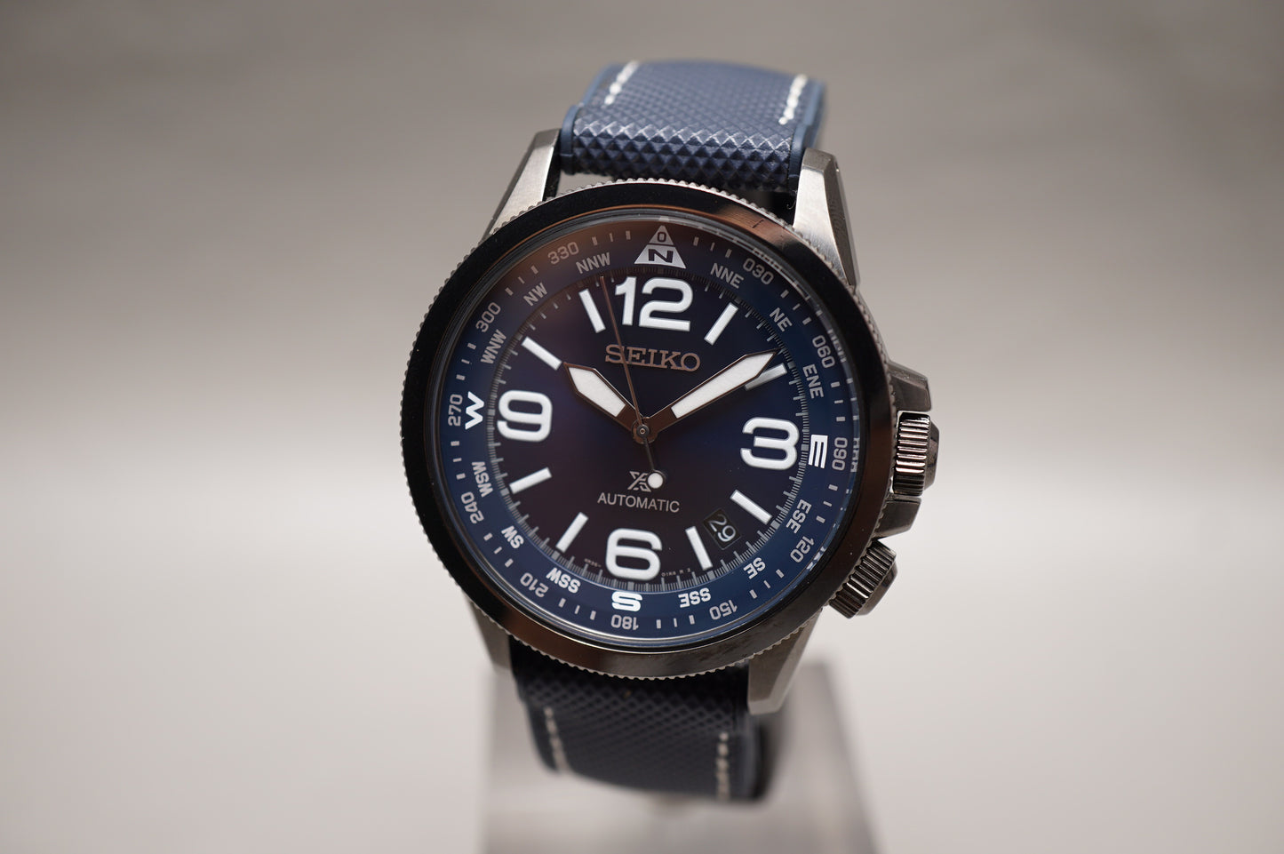 Seiko Prospex SRPC31 4R36 Sunburst Blue Compass Dial Automatic Watch