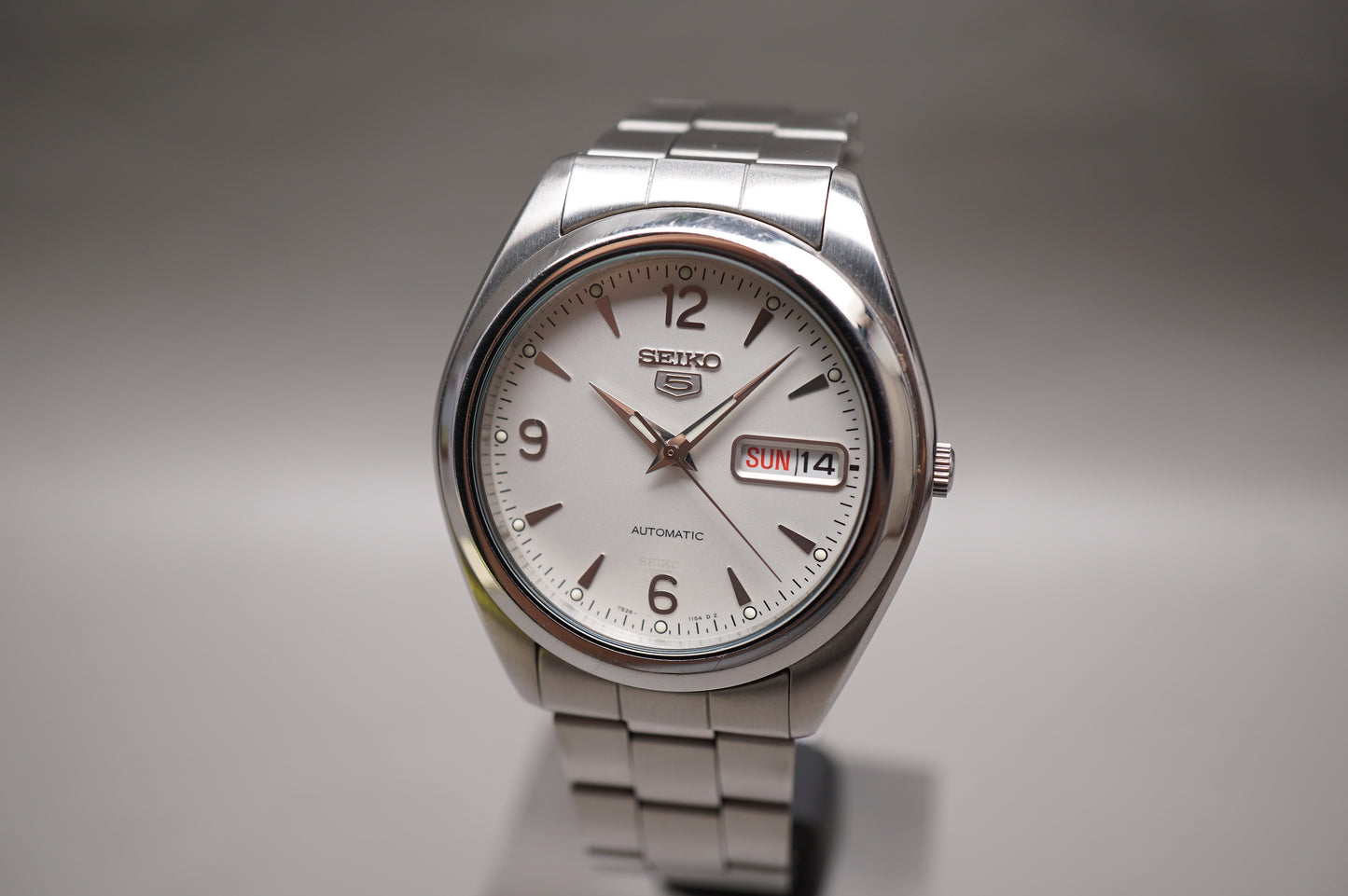 Seiko 5 Sports SNX121 White Numeral Dial 37mm Automatic Watch