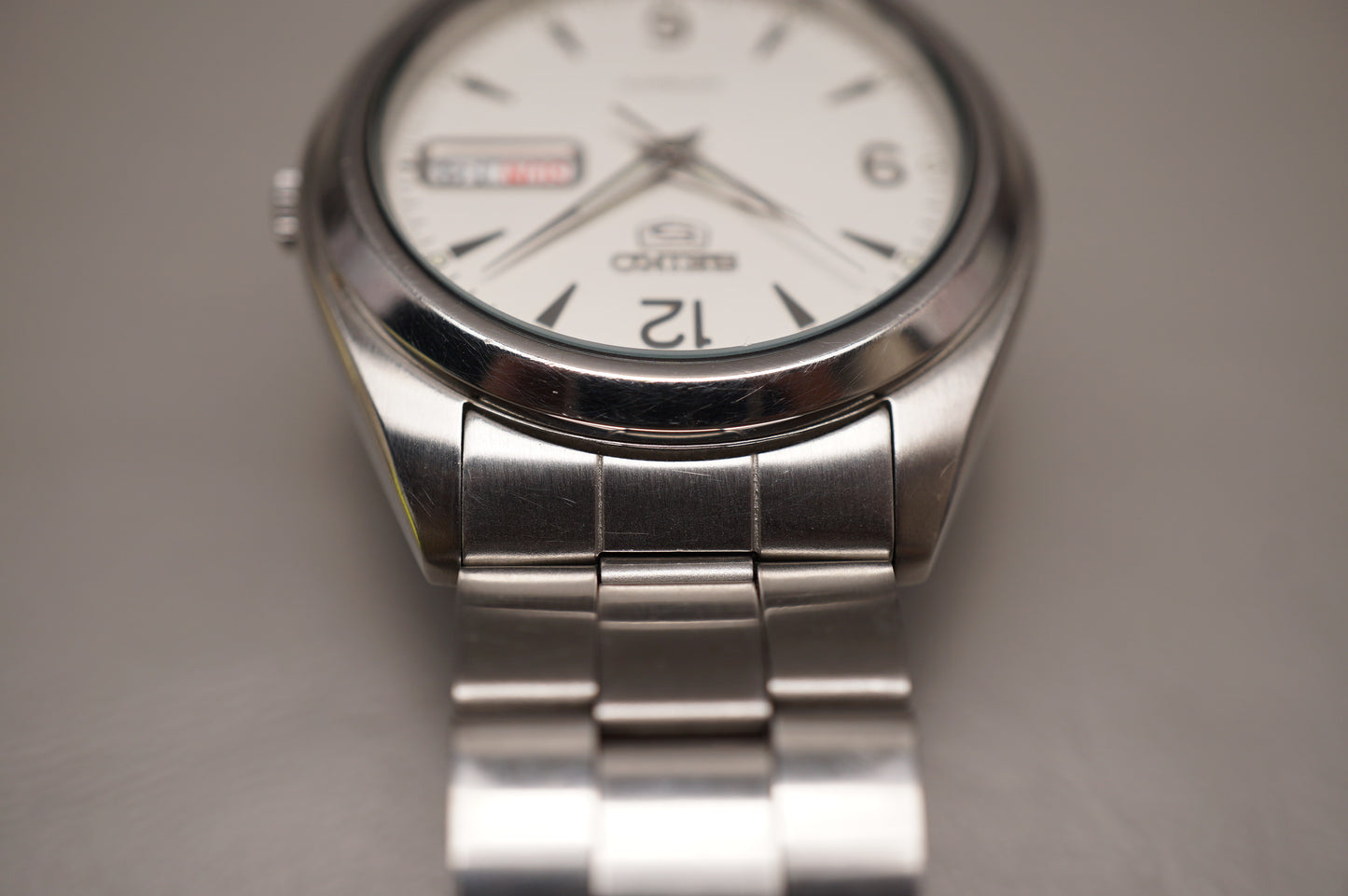 Seiko 5 Sports SNX121 White Numeral Dial 37mm Automatic Watch