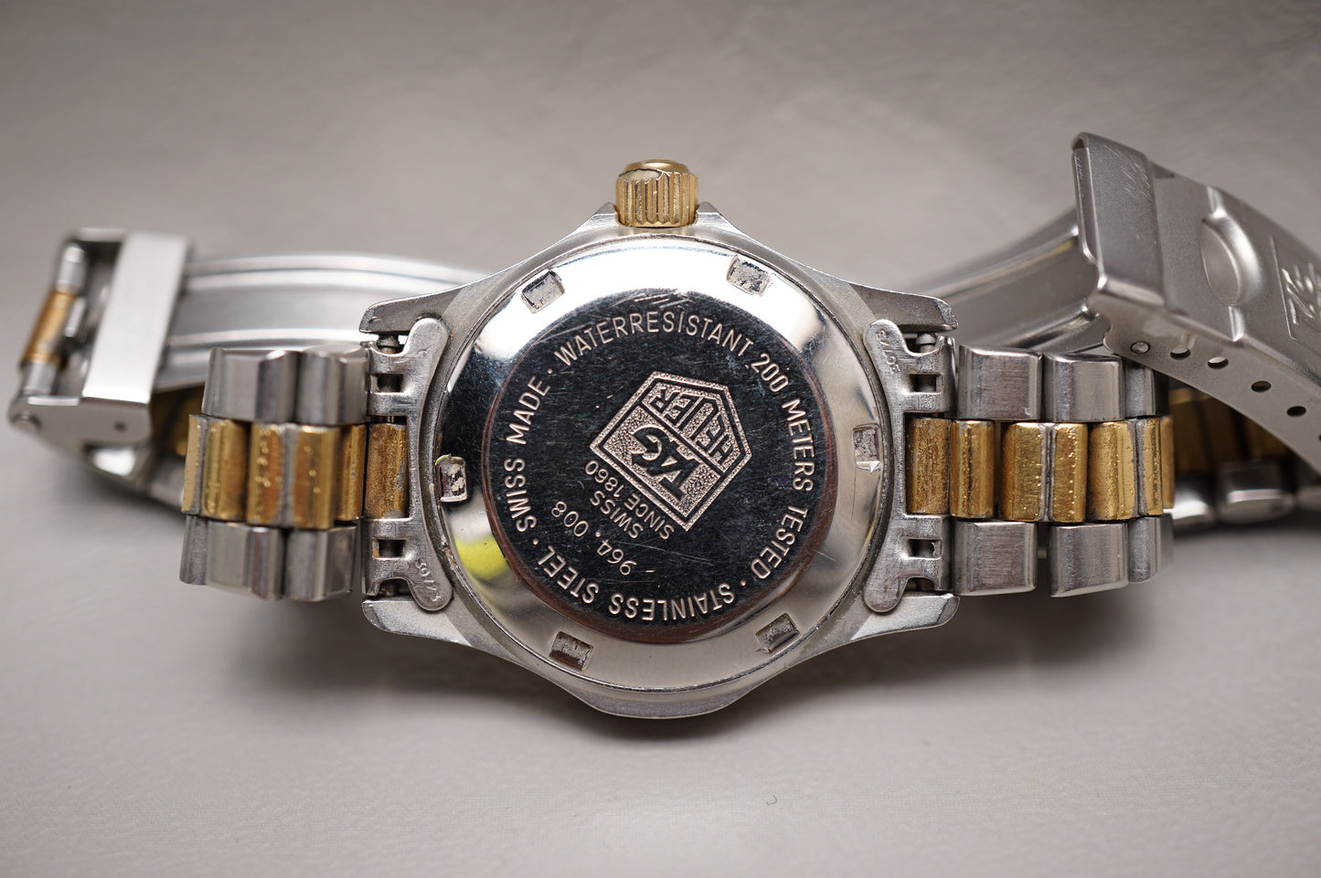Tag Heuer 2000 964.008 Two Tone Gold Dial Professional Ladies Quartz Watch