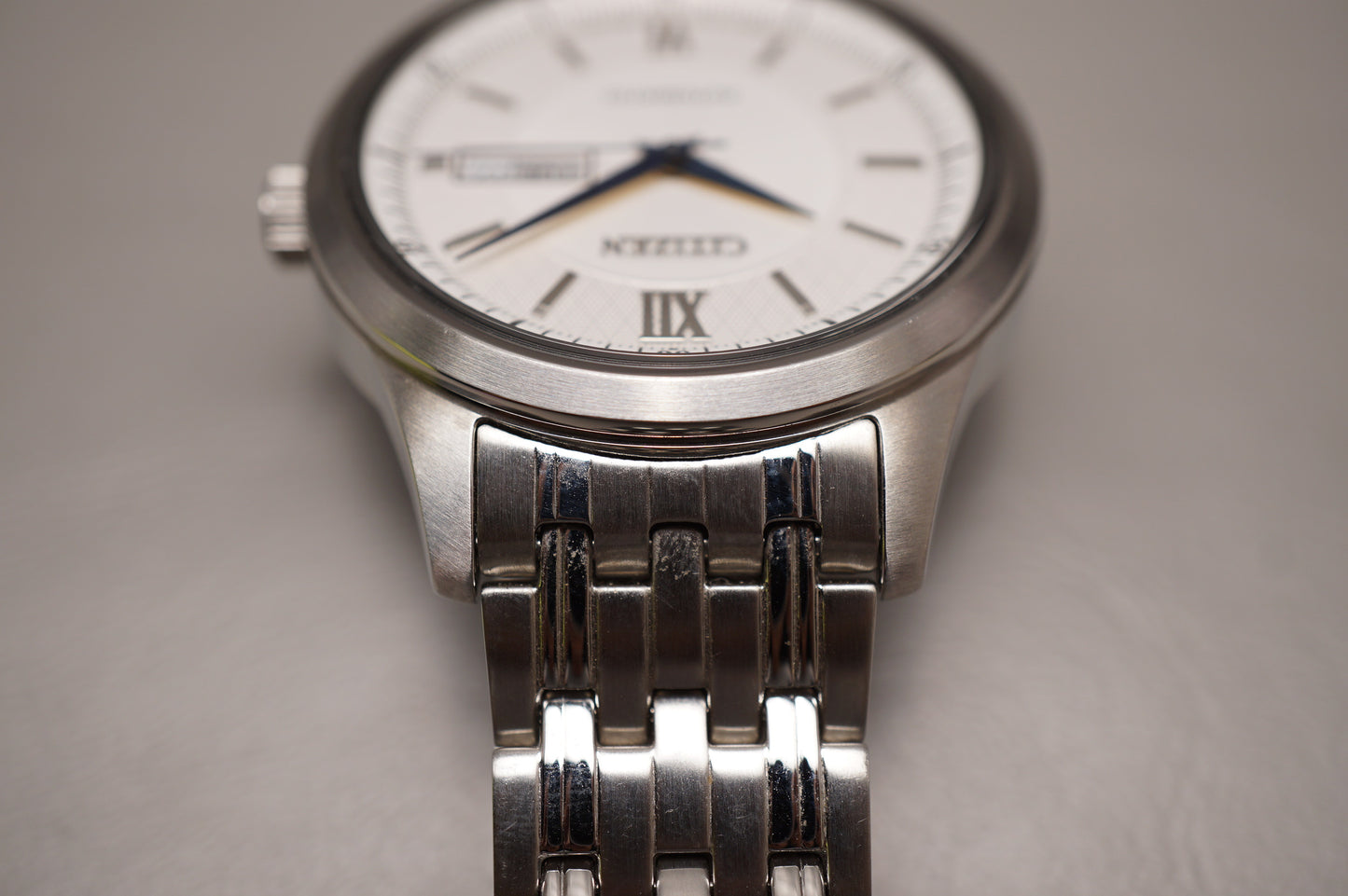 Citizen Collection NY4050-54A Silver Textured Dial Automatic Watch