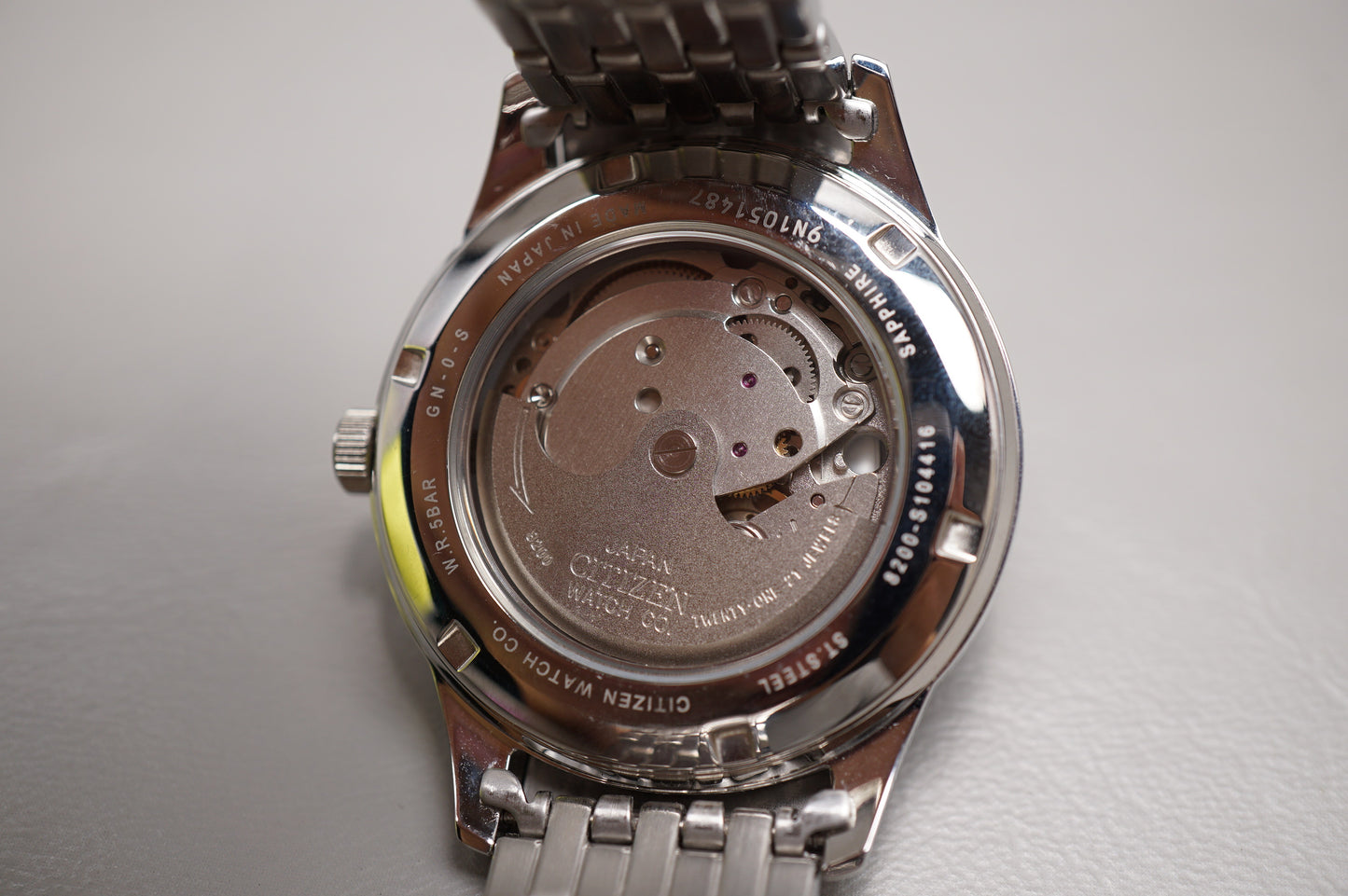 Citizen Collection NY4050-54A Silver Textured Dial Automatic Watch